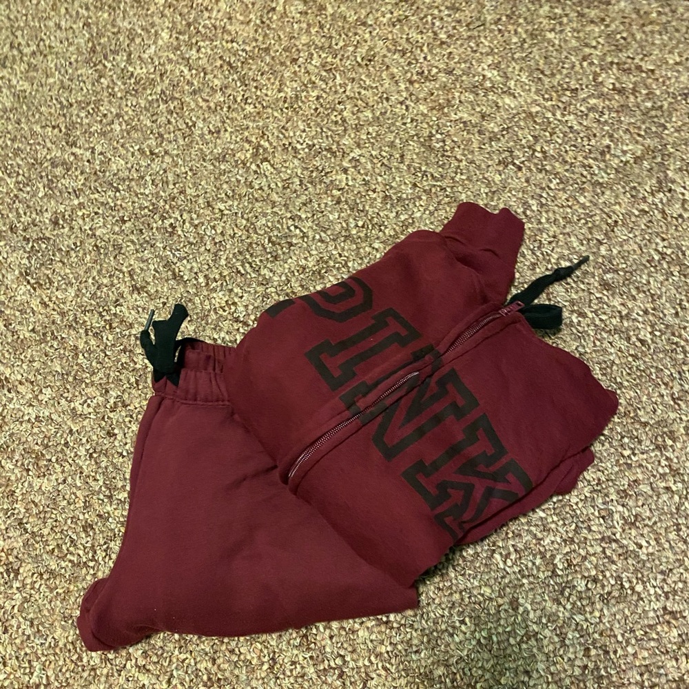 Burgundy pink sweatsuit